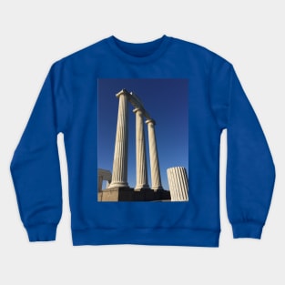 Greek Columns on campus at SUNY Buffalo Crewneck Sweatshirt